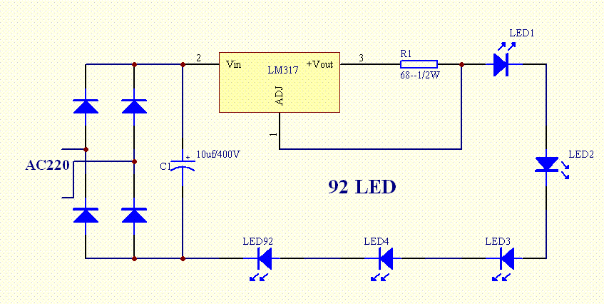 led恒流驱动芯片电路图图片