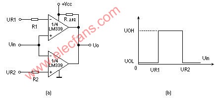 窗口比较器电路图图片
