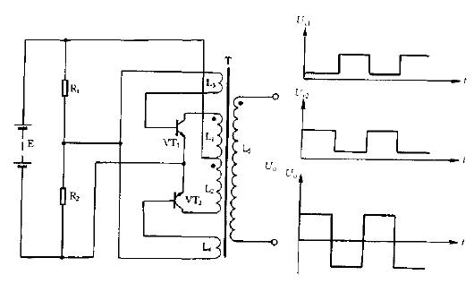 自激推挽逆变电路图