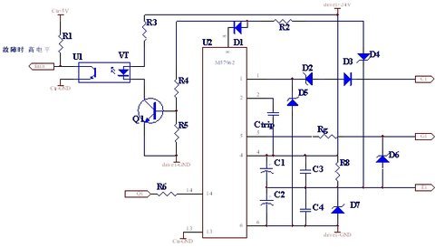 IGBT的驱动电路原理图