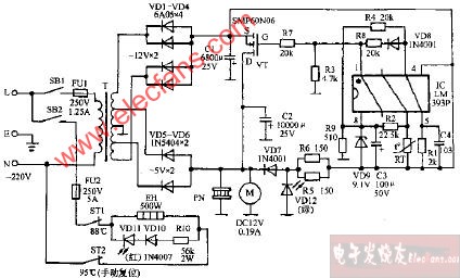 安吉爾jd26t型冰熱飲水機電路圖