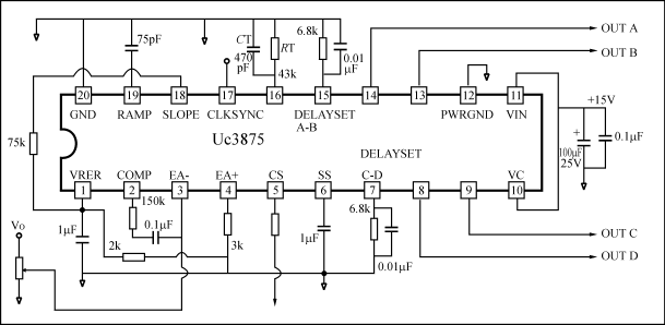 Схема включения uc3875