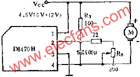 D1470H直流马达稳速电路的应用  www.elecfans.com