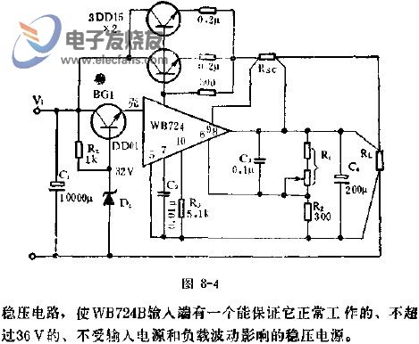 扩大电流的应用线路图  www.elecfans.com