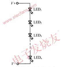 简单串联连接形式 www.elecfans.com