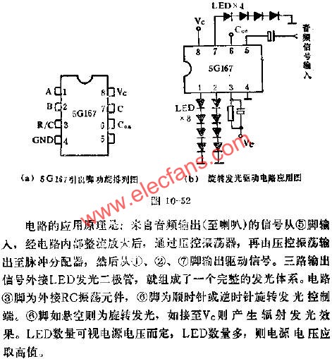 5G167引脚功能及典型应用电路图  www.elecfans.com