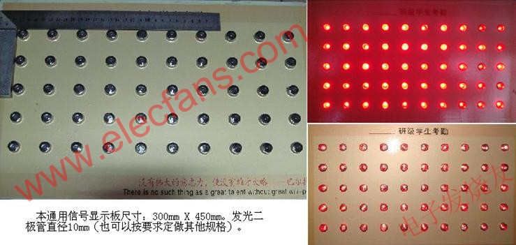 通用信号显示面板 www.elecfans.com