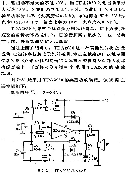 TD2030功放电路  www.elecfans.com