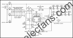 LED驱动器原理图 www.elecfans.com