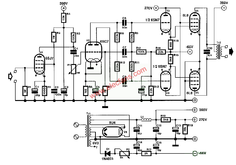 6l6g6p3p膽機電路