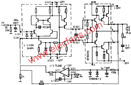 stk6153应用电路图图片