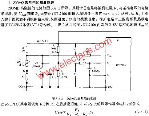 200M高阻挡的电路  www.elecfans.com