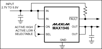 MAX1946：典型工作电路