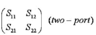 S矩阵的二端口网络
