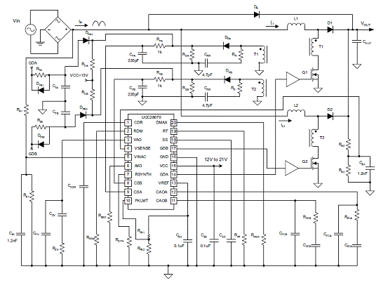 Ucc3818d схема включения