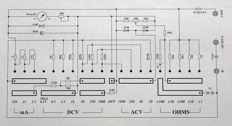 Yx 1000a схема электрическая