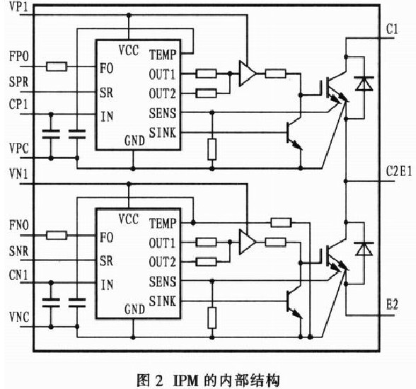 ipm模块内部原理图图片