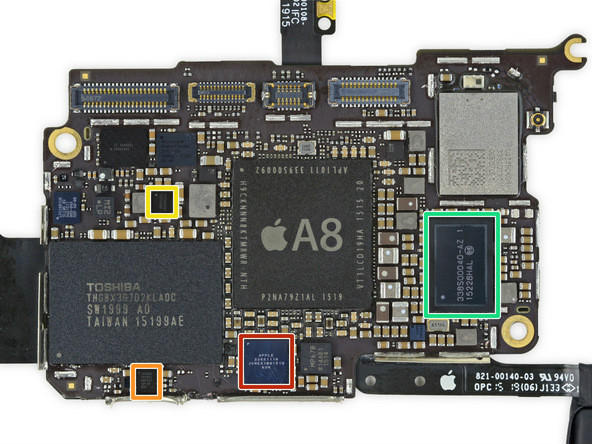 苹果iPodtouch 6大拆解：A8处理器+M8协处理器