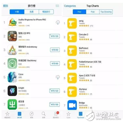 iOS10越狱插件：让你的Cydia看起来有点像AppStore！