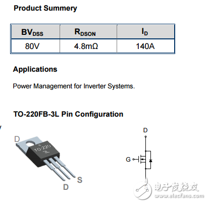 WSR140N08英文资料下载