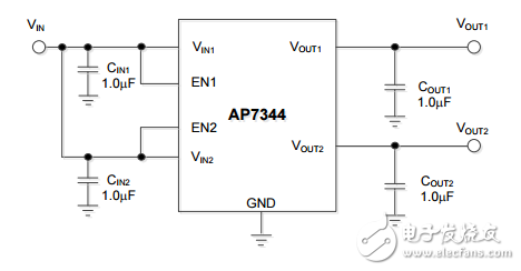 Diodes Incorporated 集成电路（IC） AP7344D-3330RH4-7