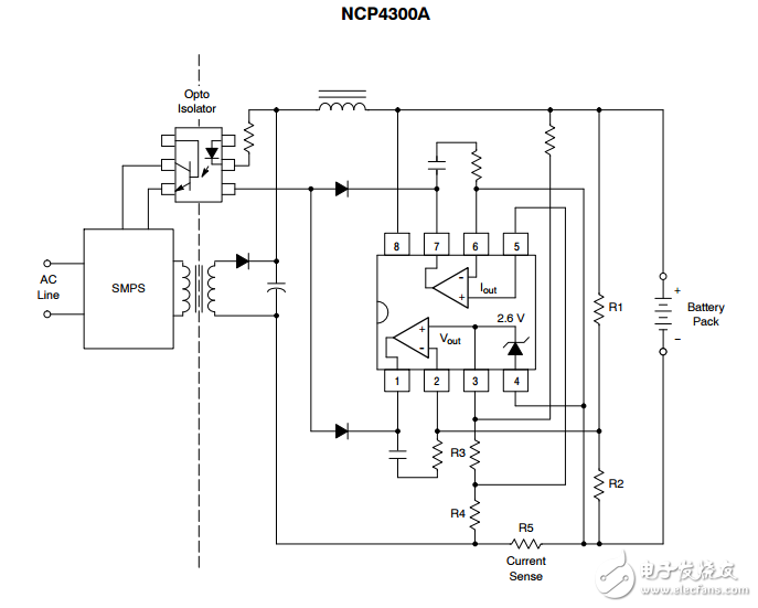 双运算放大器电压参考NCP4300ADR2G