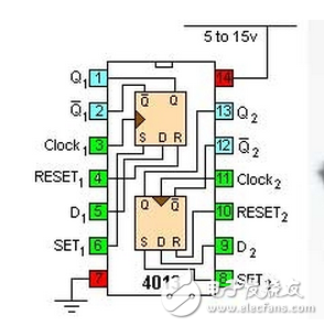 cd4013中文资料汇总（引脚图及功能_工作原理...