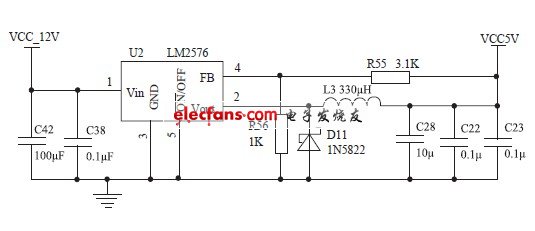 开关型降压稳压电路