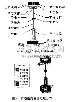 高电压真空断路器温升影响因素仿真