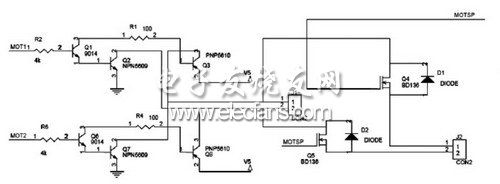  电机控制模块原理图