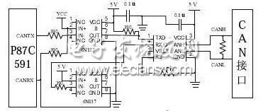 CAN通讯接口电路