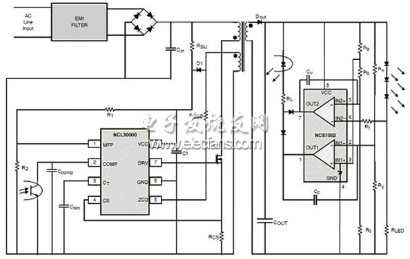 NCL30000 典型应用原理图