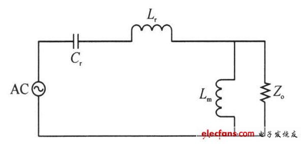 图2 　LLC 原理图的等效模型图
