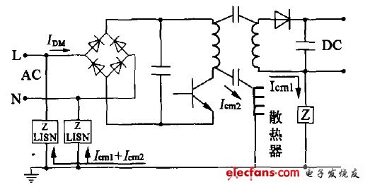 共模噪声电原理图