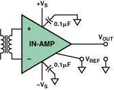 Analog Devices:不工作的变压器耦合仪表放大器电路