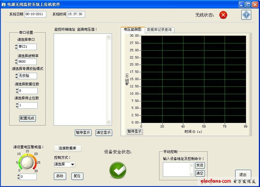 图6 上位机界面总体效果