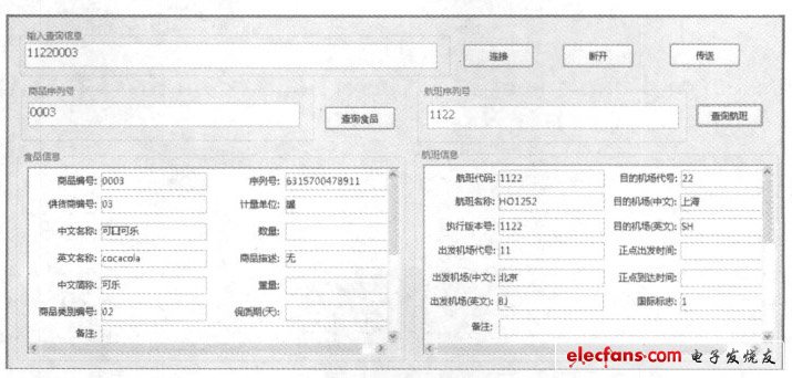 图4 数据传输到数据库的界面