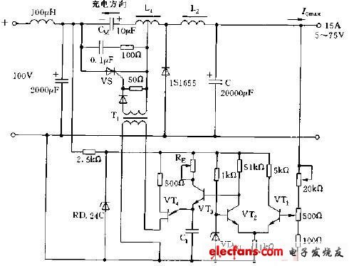 频率控制型开关电源电路