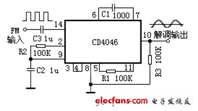 Cd4046 схема включения фапч