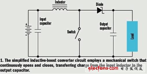图1 简化的电感型DC-DC转换器电路