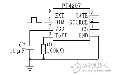 图3 PT4207 的驱动原理图