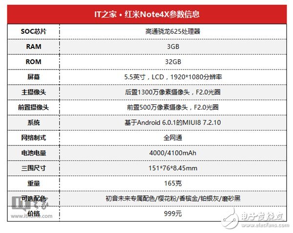 红米note4x