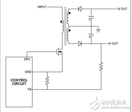 缓冲电路抑制电压瞬态峰值在多输出DC - DC反激变换器电源