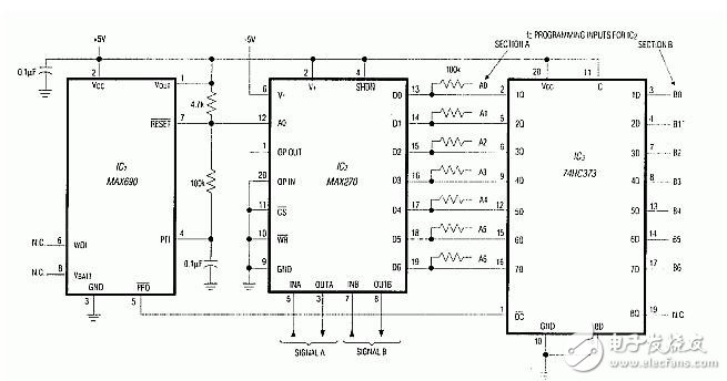 µP-Supervisor Chip Controls Programmable Filter