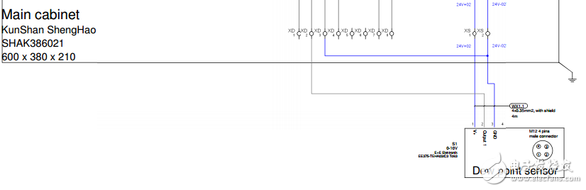 Electrical cabinet for dew pointsensor 2014-04-09-TL1