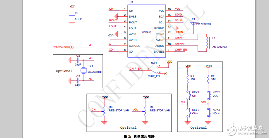 kt0830eg引脚资料图片