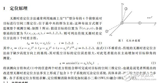 无源时差定位系统的静止目标聚类检测算法