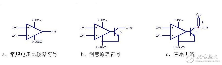 电压比较器的电路构成，电压比较器的原理框图及引脚功能