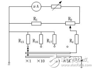 钳形万用表使用方法_数字万用表使用方法图解_数字万用表的电阻测量电路工作原理