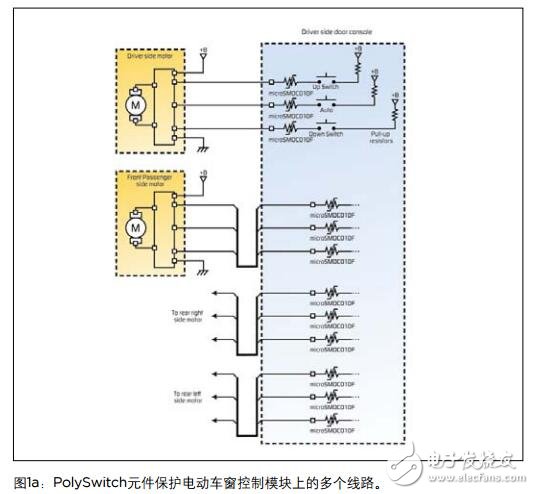 基于PolySwitch元件的车载控制开关的应用